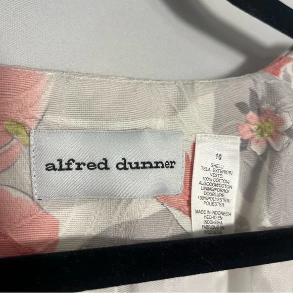 Alfred Dunner Floral Blazer Sz 10 - Picture 6 of 6